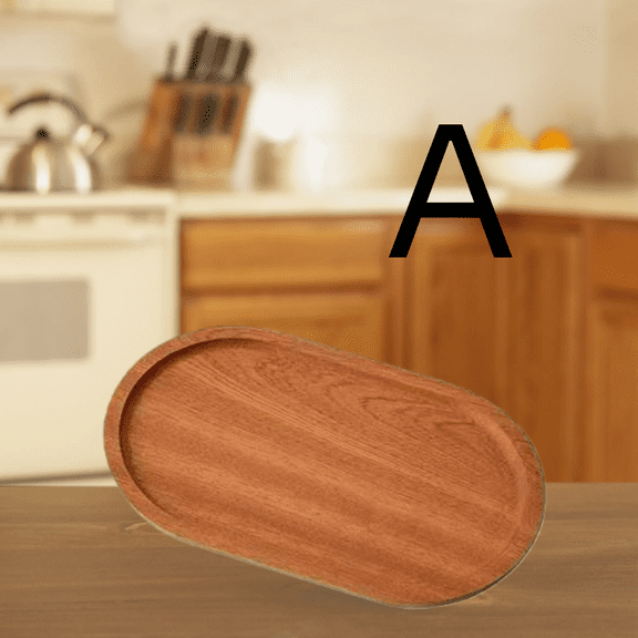 A rustic-style oval wooden tray, perfect for serving cooked foods, cheeses, bread, fruits, vegetables, and dips. An ideal gift for housewarmings, Christmas, and Halloween decorations