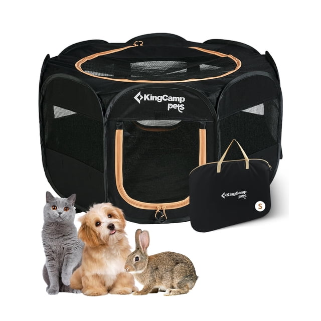 Corral para Perros KingCamp Portátil Plegable 29/36/50 cm para Interior y Exterior