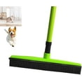 thumbnail image 1 of OUSITAID Balai Indigo pour Enlever les Poils d'Animaux Balai avec Raclette Balai en Caoutchouc pour Poils d'Animaux (Vert), 1 of 8
