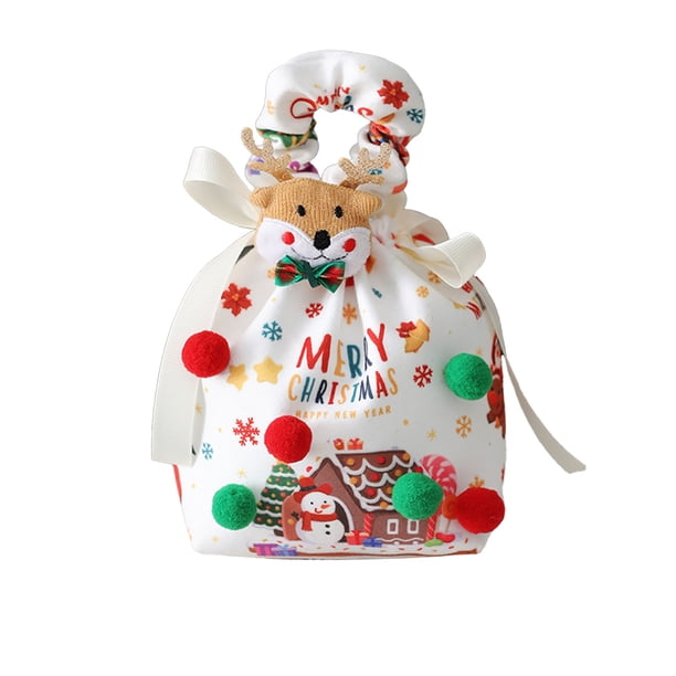 Bolsas de Regalo de Navidad Bolsa de Regalo de Navidad, Caja de Regalo de Nochebuena, Bolsa de Regalo de Terciopelo, Embalaje de Navidad