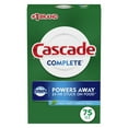 thumbnail image 2 of (5 pack) Cascade Complete Dishwasher Detergent Powder, Dish Detergent, Dish Soap, Fresh, 75 fl oz, 2 of 10