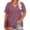 Wine, variant on CYMMPU Women's Plus Size V Neck T Shirts Short Sleeve Tops Solid Fashion Casual Summer Tshirts Loose Fit Tees Wine XXXXXL