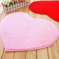 thumbnail image 4 of Heart Shaped Shaggy Fluffy Rugs Anti-Skid Area Rug Carpet Home Bedroom Floor Mat, 4 of 5