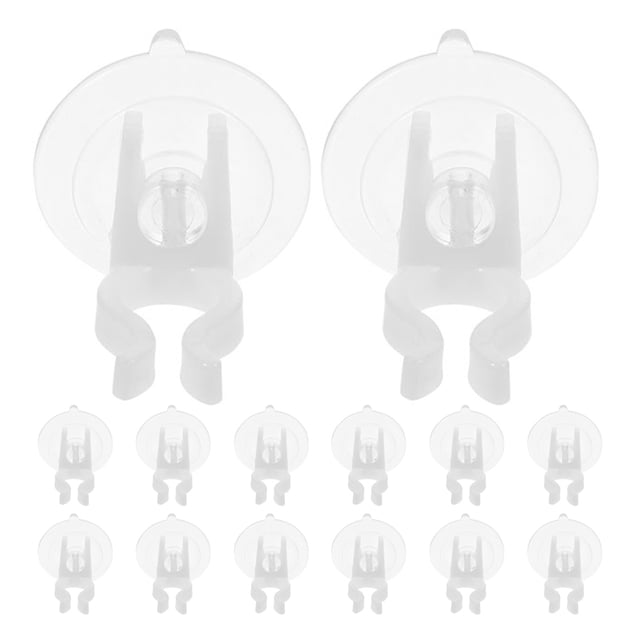 Miangastore 15pcs Led Candle Holder Suction Cups For Windows Suction Cup Clips For Christmas Lights Clear Pvc Suction Cups Window Candles Holiday Decorations