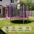 thumbnail image 2 of COOLSHT Brincolin Trampolin para Niños 8 Pies Con Juego y Calcetas, 2 of 8