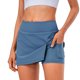 thumbnail image 1 of TFixol Faldas de tenis para mujer con bolsillos Falda pantalón de golf atlética Forro 2 en 1, 1 of 8
