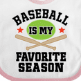 thumbnail image 4 of Inktastic Baseball is My Favorite Season Boys or Girls Baby Bib, 4 of 4