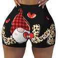 thumbnail image 2 of Picia Love Gnomes Printed Workout Shorts for Women Seamless Scrunch Butt Lifting High Waisted Yoga Gym Booty Running Moisture-wicking Short Pants-XX-Large, 2 of 9