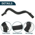 thumbnail image 4 of Unique Bargains Radiator Hose Heater Hose No.8623124 for Volvo S80 2007-2015 Black Rubber 1 Pc Coolant Pipe Good Sealing, 4 of 7