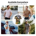 thumbnail image 6 of Lsque Scooby-Doo Pattern Golf Shirts for Men Dry Fit Print Moisture Wicking Performance Short Sleeve Polo Shirt-3X-Large, 6 of 7