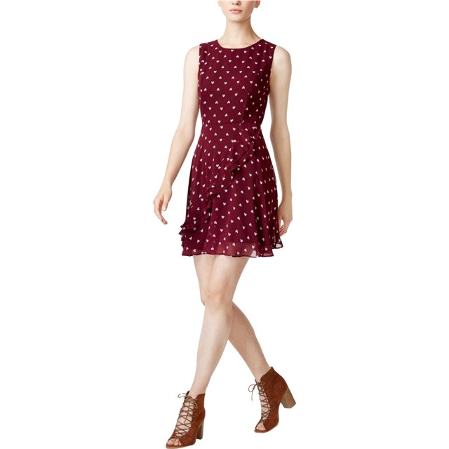 Vestido Fit & Flare Maison Jules Corazones Rojo XS