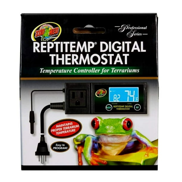 ReptiTemp Digital Reptile Thermostat Includes Attached DBDPet ProTip Guide Controls