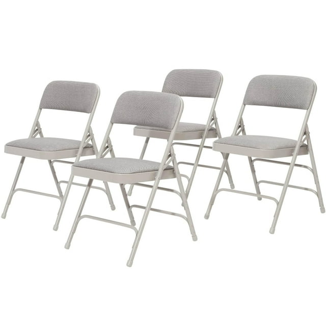 Silla plegable National Public Seating 2302 Deluxe gris