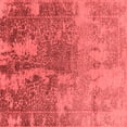 thumbnail image 1 of Ahgly Company Indoor Square Oriental Red Industrial Area Rugs, 6' Square, 1 of 4