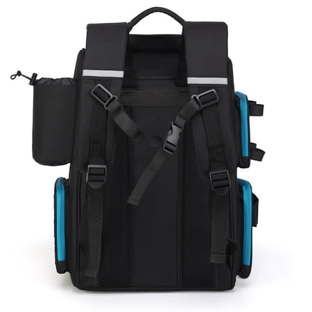 Tackle Lixada Fishing Backpack Waterproof Fishing Tackle Storage Bag With 4 Trays And Rain Cover