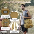 thumbnail image 4 of Holuxer Insulated Lunch Boxes for Men - Double Deck Lrage Lunch Bags for mens, Soft Adult Lunchbox for Work, Expandable Lunch Cooler Bag for Beach Picnic Camping Outdoor Travel (Brown,16L), 4 of 6