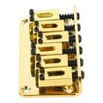 thumbnail image 1 of Electric Guitar Bridge, Stable Vibration 6 String Guitar Bridge High Accuracy Oxidation Resistance  for Stringed Musical Instrument Silver,Black,Gold, 1 of 7