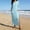 Light Blue, variant on Ayolanni Long Sleeve Fall Dresses Round Neck Plus Size A-Line Maxi Dresses Daily Split Solid Casual Long Dress with Pockets Green L
