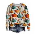 thumbnail image 1 of MKLEKYY Long Cardigan Pull Femme Sweat-Shirt Femme Livre de Lecture Pull Tricoté Mignon Automne Col Rond, 1 of 3