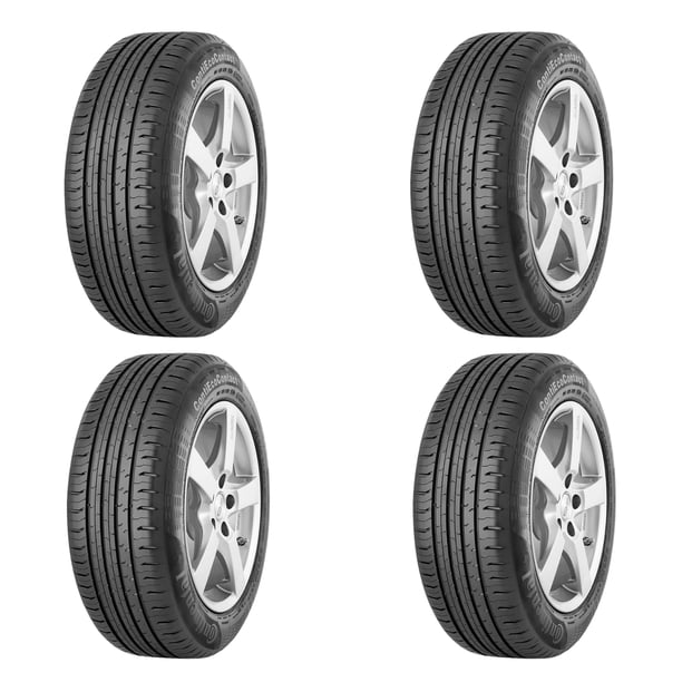 Paquete de 4 llantas 185/60R15 84H modelo ContiEcoContact 5 AO marca Continental