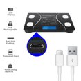 thumbnail image 2 of Bluetooth Smart Bathroom Scales for Body Weight Digital Body Fat Scale,Auto Monitor Body Weight,Fat,BMI,Water, BMR, Muscle Mass with Smartphone APP,Fitness Weight Loss Track Health Scale,Black, 2 of 9
