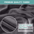 thumbnail image 5 of Stretch Velvet Loveseat Covers for 2 Cushion Couch Covers for Living Room Sofa Covers Slipcovers with Non Slip Straps Bottom, Ultra Thick Comfy Velour (Width 58"-72"), 5 of 10