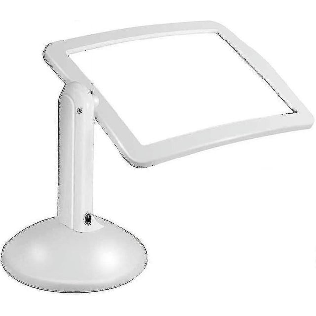 Lupa rectangular de 3 aumentos con luz LED para libros, personas con discapacidad visual, personas mayores, costura, joyería y lectura.