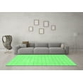 thumbnail image 3 of Ahgly Company Indoor Round Solid Emerald Green Modern Area Rugs, 6' Round, 3 of 4