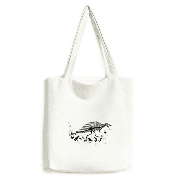 dinosaur huge b bs tote canvas bag shopping satchel casual handbag