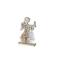 thumbnail image 1 of Led Wooden Angel Stand Small, 1 of 3