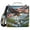 Eagle American Flag Mountains, variant on 3 Ring Zipper Binder with Shoulder Strap Waterproof Trapper Keeper 1.5 Inch D-Ring 500 Sheets Capacity Fairy Sitting Book and Coffee