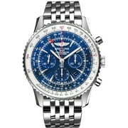 Breitling Navitimer GMT Blue Dial Men's Watch AB04411A/C937-453A