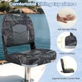 thumbnail image 2 of Barara King 2-Pack Camouflage Boat Seats with Comfort Thick Sponge Padding and Water-Resistant & Durable, Gray, 2 of 8