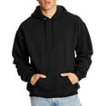 thumbnail image 2 of Hanes Menâ€™s Ultimate Cotton&Reg; Heavyweight Pullover Hoodie , F170 , Black , XX-Large, 2 of 5