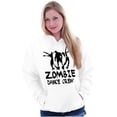 thumbnail image 3 of Zombie Dance Crew Walking Apocalypse Unisex Plus Fleece Graphic Hoodie Brisco Brands 2X, 3 of 5