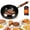 9.5in, variant on Japanese Cast Iron Wok Pan Handcrafted Stir Fry Pan for Induction, Gas & Electric Stoves, Pre-Seasoned Heavy Duty Iron Cookware, Deep Asian Style Skillet for Frying, Sautéing, Braising, Durable