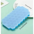 thumbnail image 1 of 37 Compartment Honeycomb Style Ice Cube Tray with Lid for Jelly Making, 1 of 6