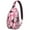 Halloween Ghosts With-3, variant on Sling Backpack,Halloween Ghosts with Boo Sling Bag with Water Bottle Holder,Waterproof Sling Bag for Men/Women with Headphone Jack for Hiking,Travel