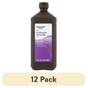 (12 pack) Equate 3% Hydrogen Peroxide Liquid USP Antiseptic, 32 fl oz