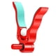 thumbnail image 5 of Soporte para caña de pescar antideslizante con rodillo giratorio de 360 ​​grados y almohadilla de silicona de liberación rápida para agua dulce. Rojo, 5 of 8