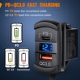thumbnail image 4 of Switch Box Nilight de 4 canales, 12 V, con cargador PD tipo C y QC 3.0, 4 of 9