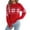 B-Red, variant on KHONTS Sweater Christmas for Women Turtleneck Long Sleeve Knit Sweaters Casual Loose Holiday Jumper Tops Winter Outfits C-Red XL