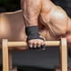 thumbnail image 4 of Toystoory Guantes de entrenamiento de tela para gimnasio, protectores de manos, muñecas y palmas, 1 par de guantes deportivos de medio dedo. Gimnasios en casa l, 4 of 6