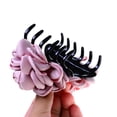 thumbnail image 3 of Pinza De Pelo Grande Tela Garra De Flores Agarre Para El Cabello Mandíbula Rosado Sunnimix Clip de pelo grande de las mujeres, 3 of 8