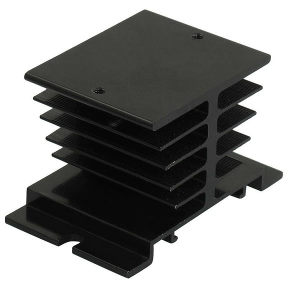Aluminum Heat Sink Ssr Dissipation For Single Phase Solid State Relay 10A-40A