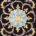 thumbnail image 5 of SAFAVIEH Savonnerie Elvan Floral Bordered Wool Area Rug, Black/Multi, 6' x 9', 5 of 6