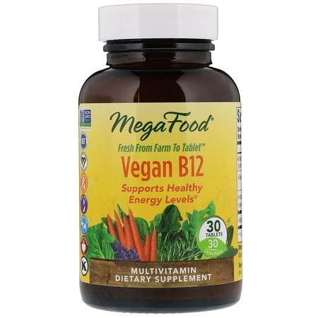 Vegan B12 - 30 Tablets by MegaFood