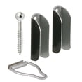thumbnail image 1 of Prime-Line Products PL 8132 2 Hangers & 1 Latch Mill, 5/16", Bronze, 1 of 1