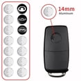 thumbnail image 4 of Emblema de repuesto para llave de coche, 11/14 mm, adhesivo para llave de coche para Nissan, Mazda, Hyundai, Suzuki, Jeep, MINI, BMW, Toyota, Citroen, Skoda y KIA, 4 of 5