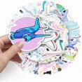 thumbnail image 5 of 50 pcs airplane stickers water bottles laptop car hydro flasks phone guitar skateboard kawaii airplane planner sticker, 5 of 5